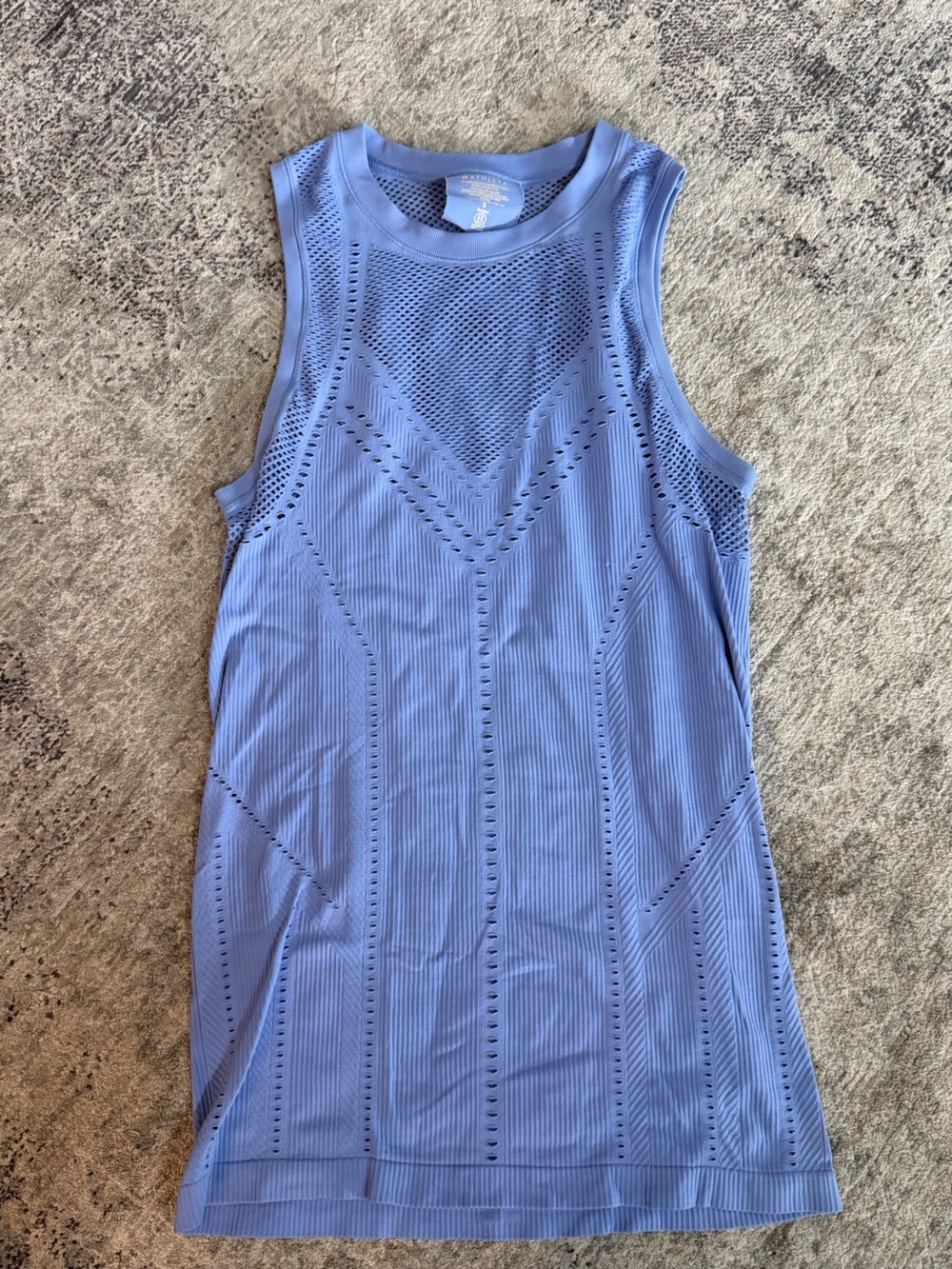 Athleta Periwinkle Knit Sleeveless shirt